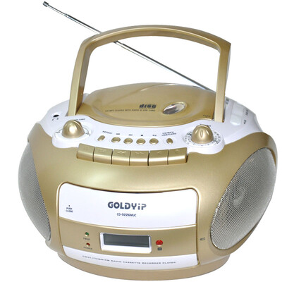 

Gold (GOLDYiP) CD-9226MUC мини-стерео многофункциональный цифровой CD-рекордер многодиапазонный радиоприемник USB SD-карта MP3-плеер для дисков золото