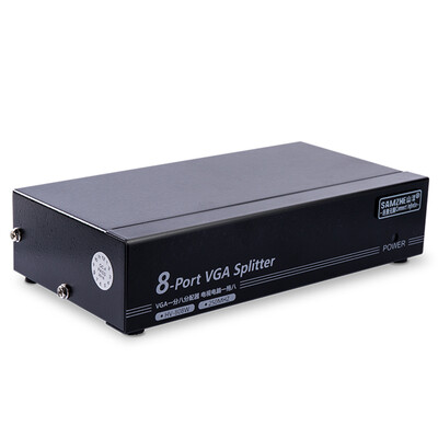 

Shanze SAMZHE HV-808W VGA splitter 8 250MHZ into the eight high-definition video divider one eight computer TV 1 minute 81 drag 8 divider