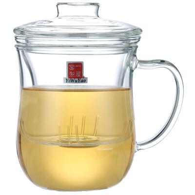 

Jingdong Supermarket One house kiln heat-resistant glass Japanese three-piece set of tea cups 300ML FH-361