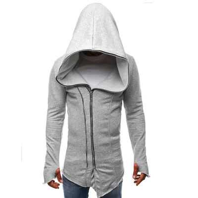 

Mens Casual Hoodies Coat Contrast Stitching Cotton Cardigan Sweater
