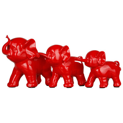 

Jingdong supermarket flowers set red hook nose elephant family of three eleven friends wish to send friends to send girlfriends wedding gifts to move gifts HS16C05R red