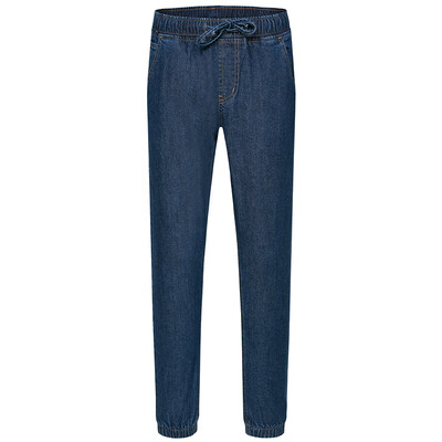 

Semir jeans men's elastic waist belt washed cowboy feet long trousers Korean version of the tide 19416241104 cowboy color XL