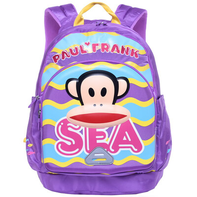 

Monkey (Paul Frank) children's school bag primary school student bag female leisure simple fashion backpack bag PKY2087B pink