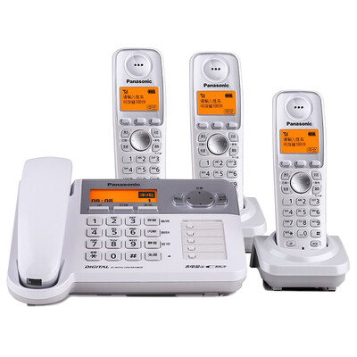 

Panasonic (Panasonic) KX-TG70CN (1 +2) беспроводной телефон машина машина перетащить три Хен кристалл белый