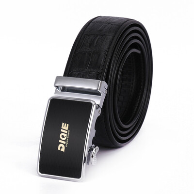 

Emperor penguin DIQIE business casual men&39s automatic buckle belt fashion crocodile pattern belt D21322-58-35EYW black