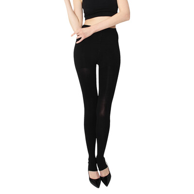 

MD ladies pressure pantyhose snapped legs Leggings pants socks black  M code