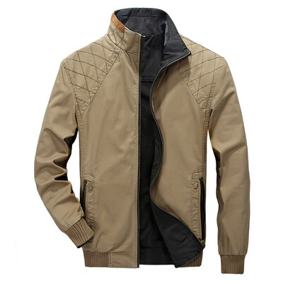 

M-3XL Plus Size 100% Cotton Men Jacket Casual Full Sleeve Thick Solid Lightweight Jackets Cheap-clothes-China
