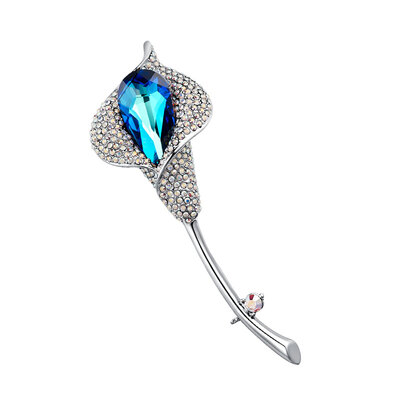 

Тихиро морской бриз (Findwind) Swarovski Elements Кристалл Калла Любовь Кристалл брошь булавка