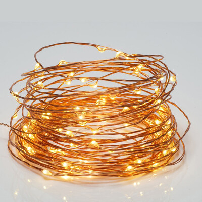 

10M 33FT 100 водить USB LED медный провод Струнные огни для Рождественский фестиваль свадьба гирлянда украшения сказочных огней