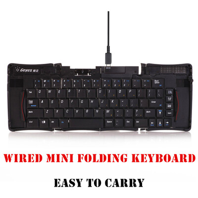

USB Wired Mini Keyboard Black Keyboard Keys for Laptop Desktop Gaming Basic Types