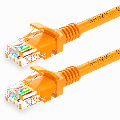 

Shanze (SAMZHE) высокоскоростная ультра-пятая кабельная сеть класса CAT5e 100 гигабитный сетевой кабель компьютерная перемычка супер 5 класс готовый кабель желтый 0,5 м YL-5005