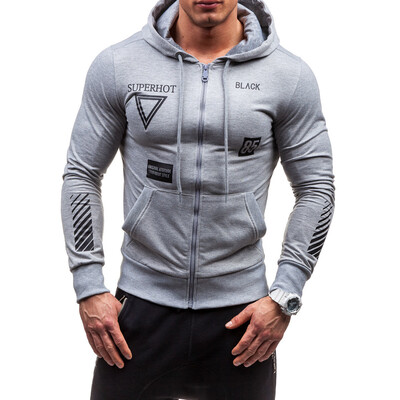 

Men Casual Cotton Printed Hoodie Coat