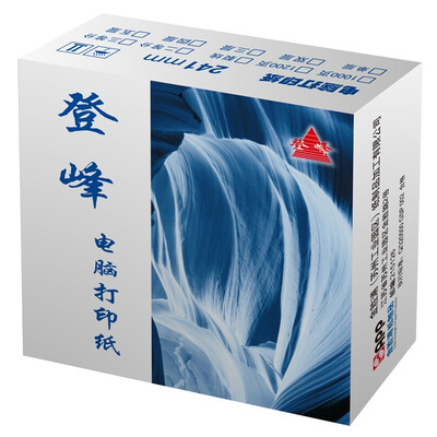 

Dengfeng APP 241-2 color computer printing paper two 80 columns tearing color order white red 1000 pages
