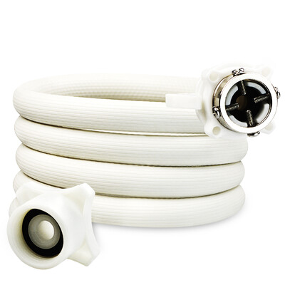 

Jia Pei WA-2505J Washing machine inlet pipe Automatic washing machine Water hose Explosion-proof water pipe Accessory 5 m Washing machine Water pipe White
