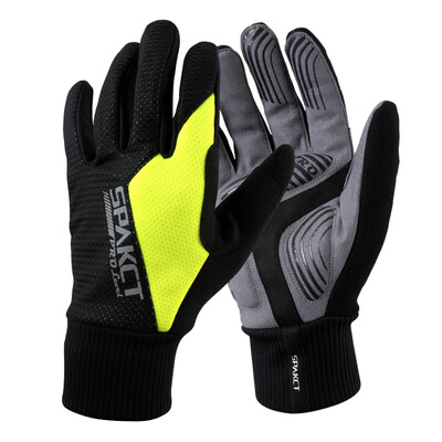 

Sparket riding gloves S13G10 Bo Rui long finger gloves autumn&winter warm bike gloves fluorescent green  code