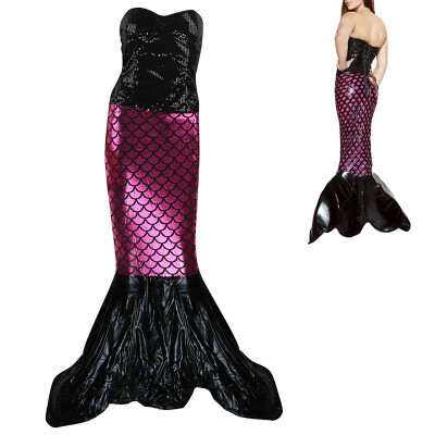 

JNTworld Sexy Women Mermaid Costume Halloween Dress Party Fancy Dress Costume Cosplay Clubwear