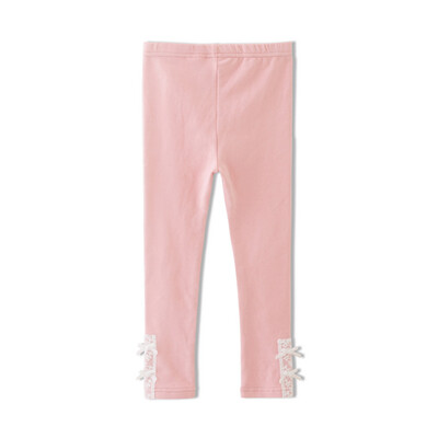 

Fromo Flordeer French Kids Girls Pure Cotton Bows Leggings Pants F61022 Gray 150