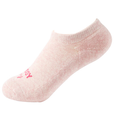 

Playboy socks Lady cotton half terry socks solid color 5 double mix 22-24cm