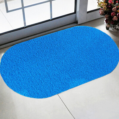 

LIDIMEI bathroom circle pad pink green PVC oval non-slip 40 * 75cm