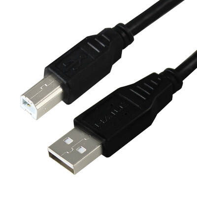 

Haile HY-46H-5M высокоскоростной USB2.0 принтерный кабель для передачи данных (AM-BM) принтер линия сторона USB линия печати 5 метров черный