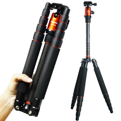 

Фигурой богатых Ро (Fotopro) X-4C + FPH-42Q (O) углеродное волокно свет портативный штатив