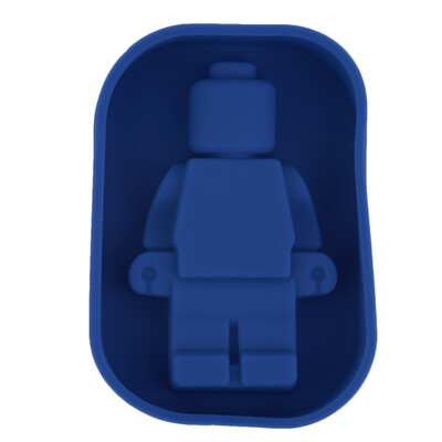 

Силиконовые Robot Man Ice Tray студня конфеты Шоколадный торт Mold DIY