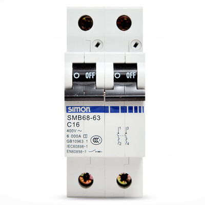 

Simon air switch 2P63A home protection circuit breaker SMB68-63C63 2