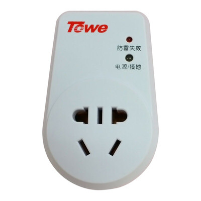 

With the TOWE AP-1011S home office professional lightning protection power converter single anti-surge socket GB plug