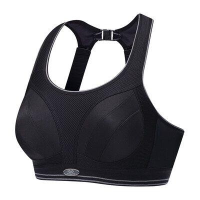 

Yvette YVETTE sports underwear function underwear high-strength shock-proof no steel ring sports fitness vest bra SU6081 black 80B