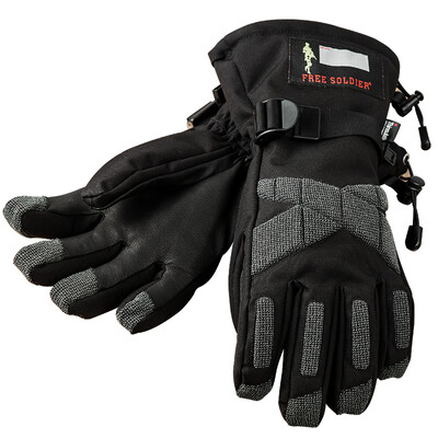 

FREE SOLDIER Outdoor sports riding mountain climbing fishing gloves, wear-resistant insulated water-resistant gloves