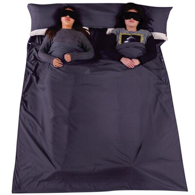 

Xin Qin travel travel single sleeping bag air conditioning warmth by the portable hotel hotel separated dirty sleeping bag outdoor wild camp sleeping bag liner purple 160 * 210cm