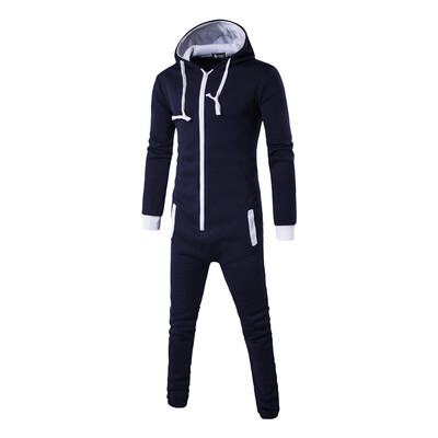 

Mens Jumpsuits Casual Hoodie + Pants