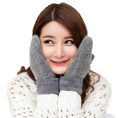 

KESITE Fingerless Gloves, Winter Wrist Arm Hand Warmer Knitted Long Mitten/ Gloves