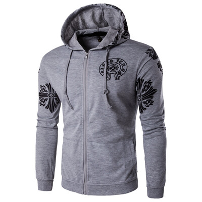 

New Arrival Mens Cotton Casual Hoodie Coat