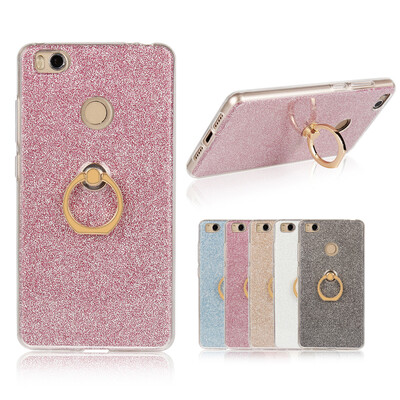 

MOONCASE 2 в 1 Блеск Bling Печать Гибкая мягкая TPU защитная крышка чехол с держателя кольца Kickstand для Xiaomi Mi 4S