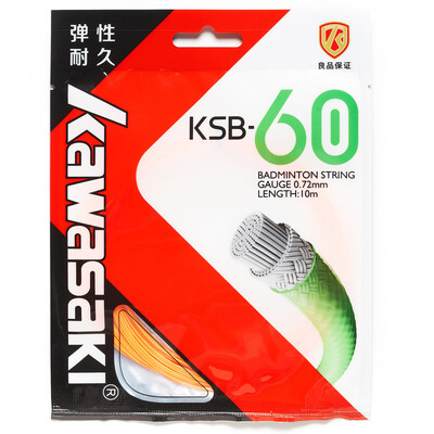 

Kawasaki KAWASAKI KSB-60 Флуоресцентная оранжевая 0,72 мм Высокая эластичность Высокопрочная нанотехнология Бадминтонная ракетная линия