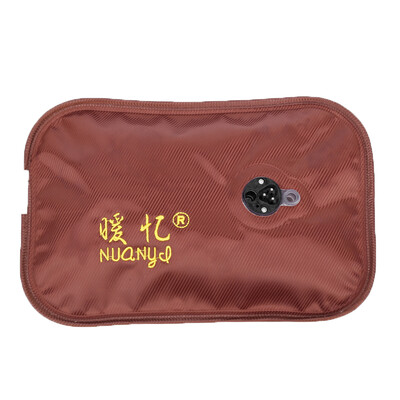 

Warm reminder charge hot water bottle electric water bag warm hand treasure has water giant giant electric warm treasure brown