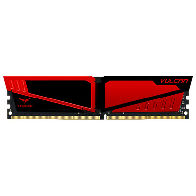 

Ten Fire Team Vulcan Series DDR4 2400 8G Red Desktop Memory