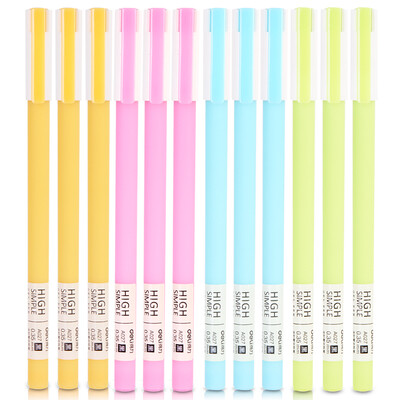 

Effective deli full needle 05mm black student pen water pen pen 12 box A032
