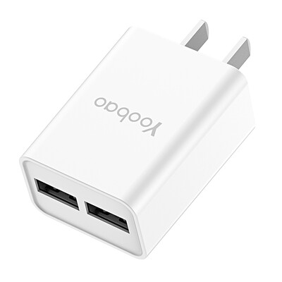 

Yubo Yoobao charge head 2a plug usb fast phone fast charge Andrews multi-port dual universal iphone6 ​​charger head white