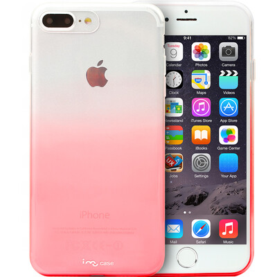 

Phantom (i-mu) Apple iPhone8Plus / iPhone7Plus Телефон Дело TPU Корпус силиконовый Мягкий корпус / чехол Case 5.5 дюймов - Gradient Pink