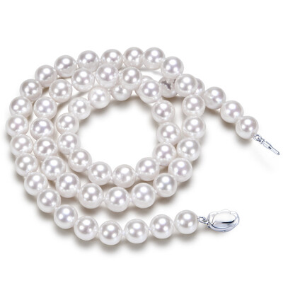 

Kayas GAIA'SPEARL Pearl Necklace Glossy Freshwater Round Pearl Bead Pendant 7.5-8.5mm47cm
