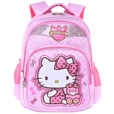 

Hello Kitty hellokitty children bag large capacity simple cartoon backpack primary school students bag CL-HK3285P pink