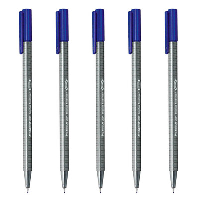 

STAEDTLER Гелевая ручка 334-3 0,3мм, синяя, 5 шт. в коробке