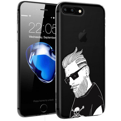 

(ESR) iPhone7 плюс оболочка для мобильного телефона Apple 7plus phone shell / мобильные телефоны наборы силиконовых прозрачных противоскользящих мягких оболочек, какая серия панк-приливов
