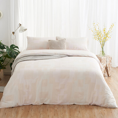 

DAPU stripes cotton bed set/bed kit (duvet cover/bed sheet/pillowcase)