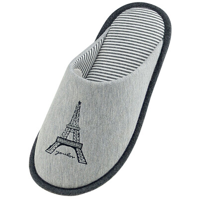 

Jingdong supermarket Royal music slippers men&women couples section cool slippers simple soft bottom four seasons home open pods at the end of the column drag YT3517 open gray 250 yards