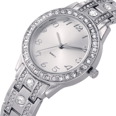 

Fashion Women Watches Diamond Analog Display Good Quality Elegant Quartz Watch Life Waterproof Good Gift
