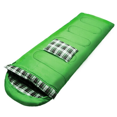 

Feilai Shi FEIRSH outdoor sleeping bag adult thick camping moisture-proof waterproof stitching double sleeping bag FS18 green 2.0kg
