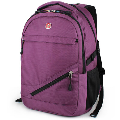 

SWISSGEAR Shoulder Computer Bag 156 &quotBreathable Waterproof Shoulder Bag Men & Women Leisure Travel Backpack SA-9037 Purple